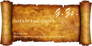 Gottfried Zsolt névjegykártya